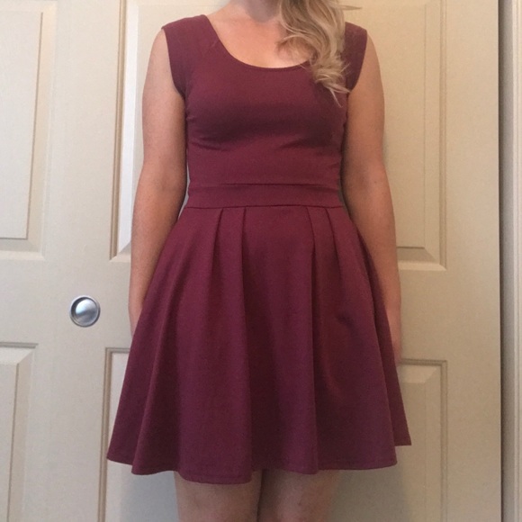 light maroon dress